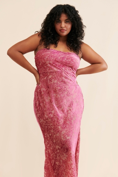 embroidered black maxi dress Sleeveless Embroidered Wrap Dress with Tiers in Black Textured Eyelet in Black / S