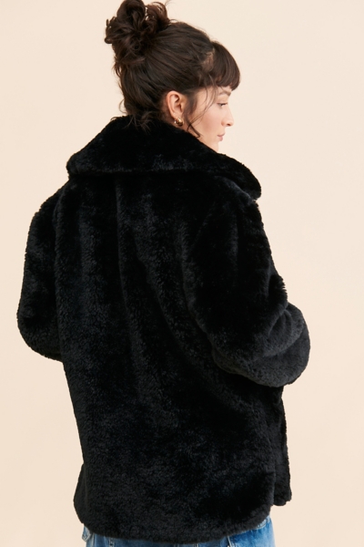 Pretty Perfect Faux Fur Peacoat | Nuuly
