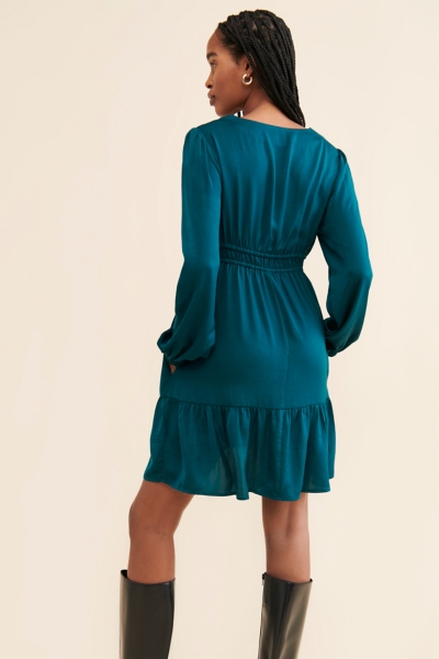 Maternity Gathered Mini Dress | Nuuly