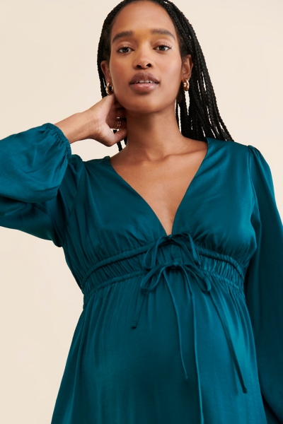 maternity short dress Black One Shoulder Short Dress