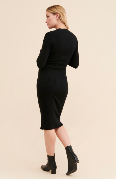 Maternity Button Front Sweater Dress | Nuuly