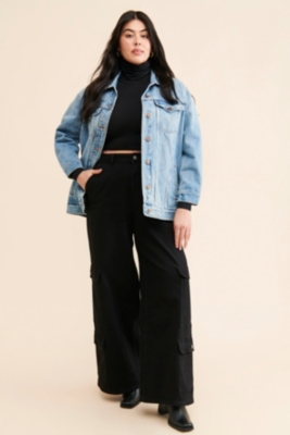 【YOURNUS】Mud Cargo Wide Denim Pants YOURNUS】Take Cargo Wide Denim Pants