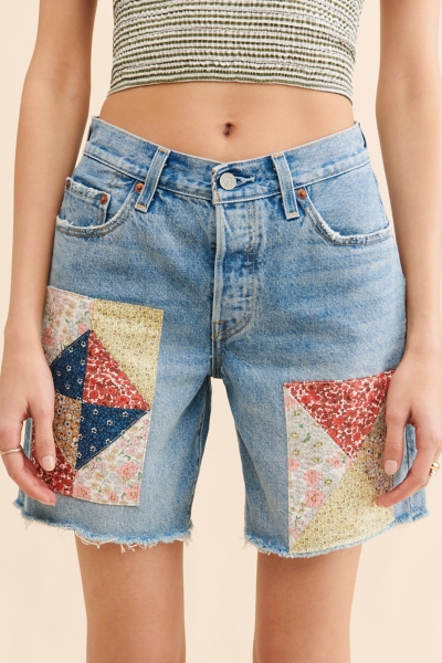 501 90's Patchwork Shorts | Nuuly