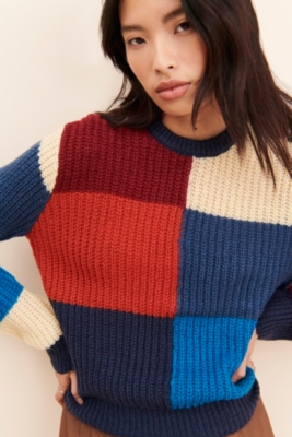 Savannah Colorblock Sweater | Nuuly
