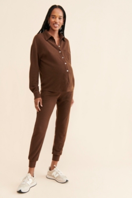 Maternity Waffle Pants