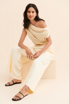 【COSYHARU】String Wide Pants Zuri Wide Leg Pants | Nuuly