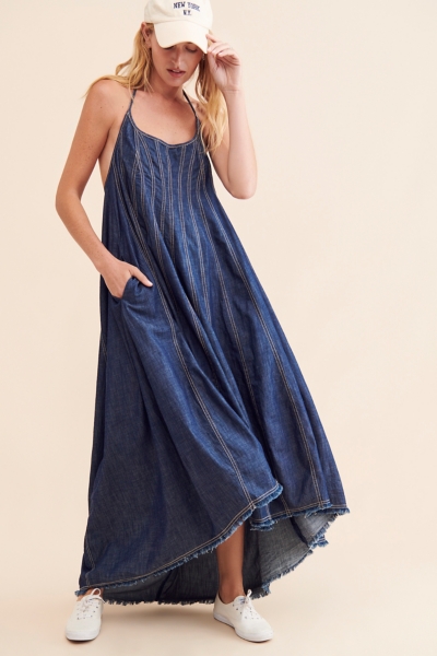 Denim Dreams Midi Dress | Nuuly