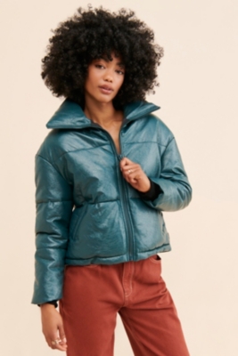 Puffer jacket vegan on sale