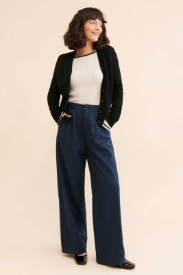 Allison Pleated Trouser Jeans