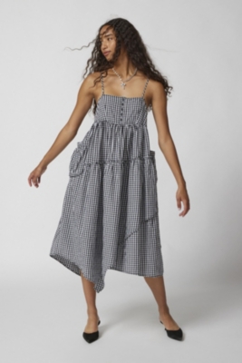 Ariel Gingham Midi Dress Nuuly