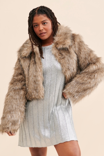 Stardust Faux Fur Jacket | Nuuly