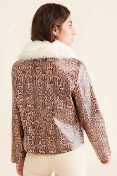 Taipan Vegan Leather Jacket | Nuuly