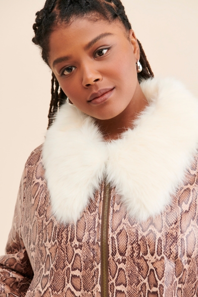Taipan Vegan Leather Jacket | Nuuly