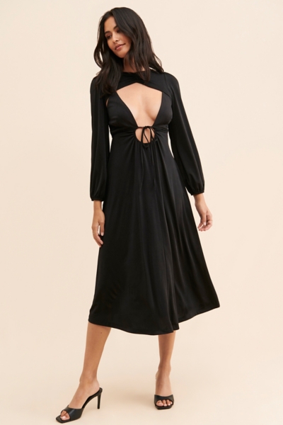 Bolero Key Hole Midi Dress | Nuuly