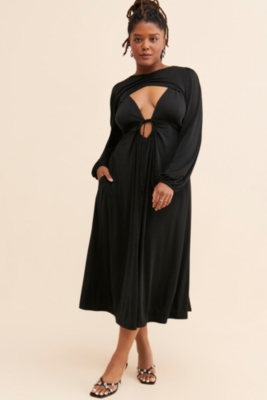 Bolero Key Hole Midi Dress | Nuuly