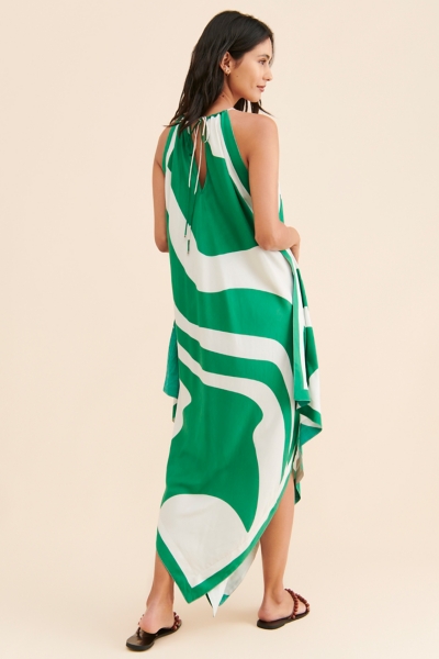 Halter Hanky Hem Dress | Nuuly