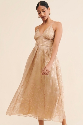A-Line Pleated Dress