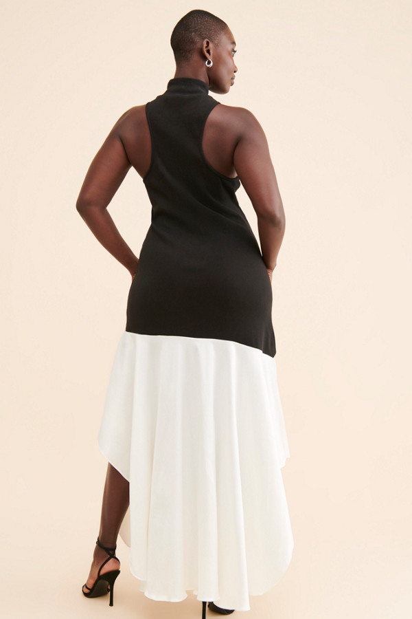 Mock Neck Twofer Dress | Nuuly Mock Neck Twofer Dress | Nuuly