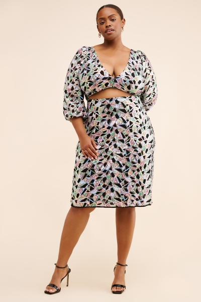 plus size cut out dress Plus Size Cutout Tie Front Short Sleeve Dress