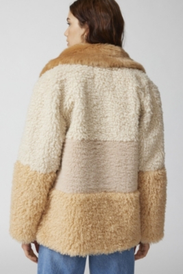 Kerry Faux Fur Patchwork Jacket Nuuly