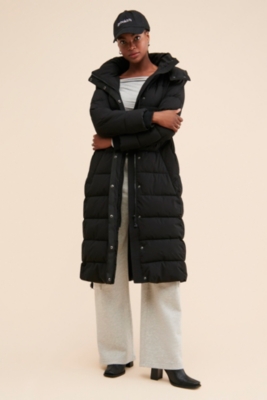 Hooded Long Puffer Coat Nuuly