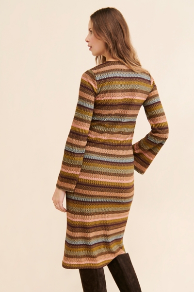 astr the label tie front midi dress Aine Tie-Front Midi Dress