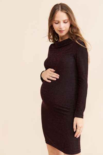 Maternity Tenna Glitter Dress | Nuuly