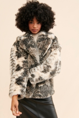 Snake Print Rita Coat | Nuuly