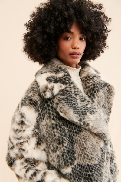 Snake Print Rita Coat | Nuuly