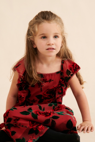 Kids Flutter Fit & Flare Dress | Nuuly