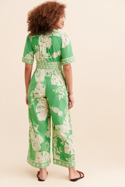 Floral Monsteras Jumpsuit | Nuuly