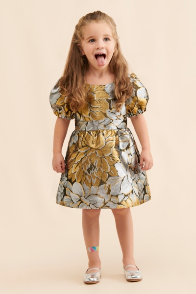 Kids Priyanka Jacquard Dress | Nuuly