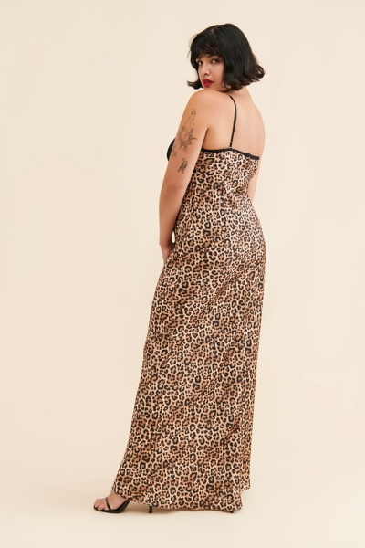 Malo Lace Trim Slip Dress | Nuuly