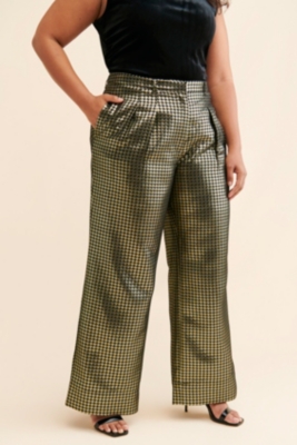 Carrine Metallic Trousers | Nuuly