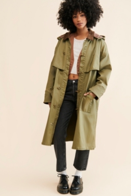 STUDIO TOMBOY Oversized Trench Coat | Neutrals | FARFETCH