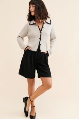 Francesca Collared Cardigan