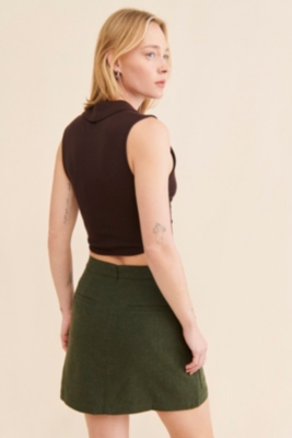 [NF]23SS★LOW-RISE CARGO MINI SKIRT Pacsun White Low Rise Cargo Mini Skirt | PacSun