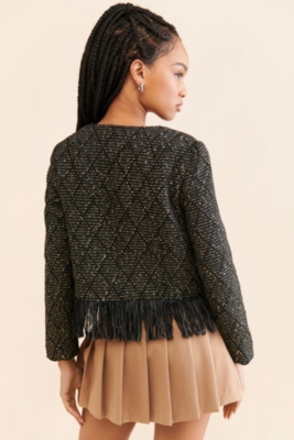 【Na.e 】ナエ THE TWEED JACKET ツイードジャケット Tweed Sequin Jacket | Nuuly