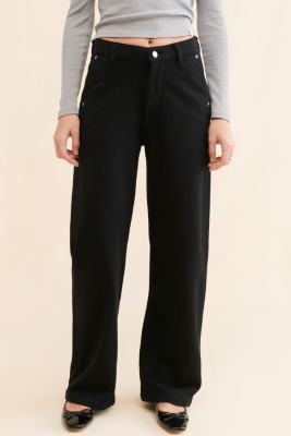 Hepburn Wide Leg Knit Pants | Nuuly