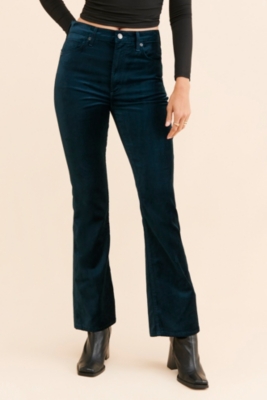 【NONCODE】Ville velvet bootcut pants WynneCollection Velvet Wide Leg Pant - 21039218 | HSN