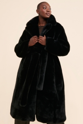 Faux Fur Long Coat Nuuly