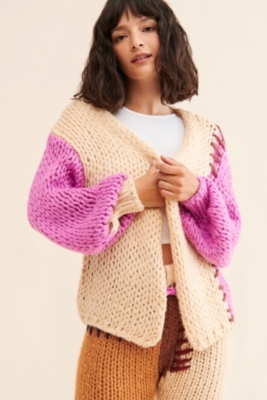 Star Jacquard Cropped Cardigan | Short Sentence