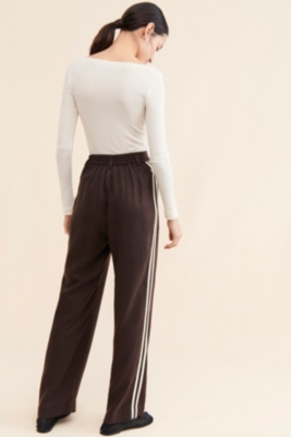 Twill Pleated Stripe Pants | Nuuly