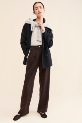 Twill Pleated Stripe Pants | Nuuly