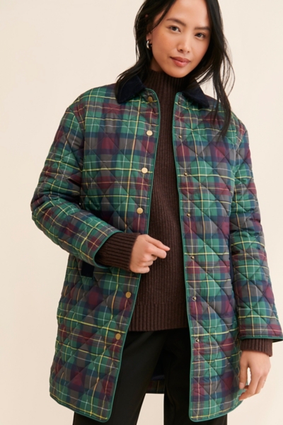 Georgie Plaid Quilted Jacket | Nuuly
