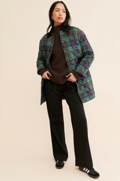 Georgie Plaid Quilted Jacket | Nuuly