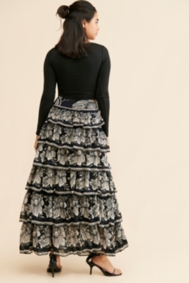 スカート bloom skirt OUTLET】calm bloom skirt ～ｶｰﾑﾌﾞﾙｰﾑｽｶｰﾄ | flower／フラワー