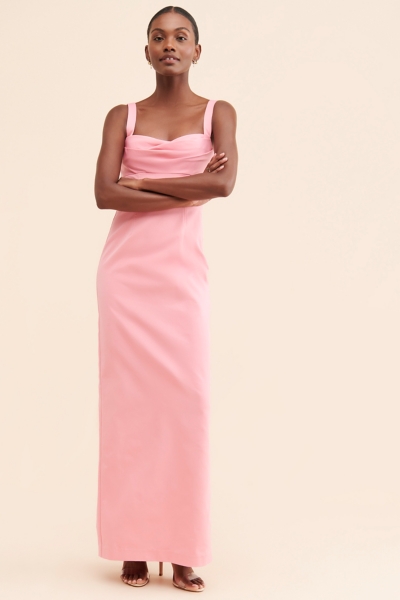 marina pink dress Pretty in pink