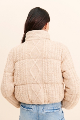 Cable Knit Puffer Nuuly