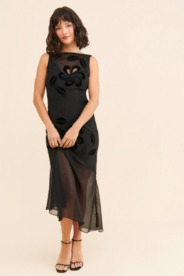 Verena Velvet Detail Dress